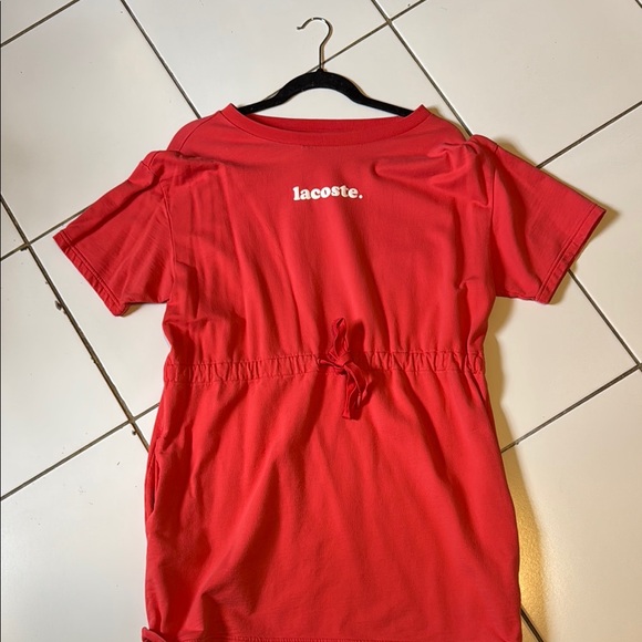 Lacoste Dresses & Skirts - Lacoste Red T-Shirt